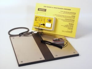 E3 Test Cihazı ( Bileklik ve Ayakkabı ESD Test cihazı. Röle Çıkışlı)