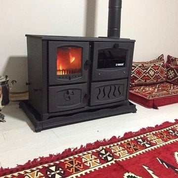 REKOR MAXI FIRINLI  DÖKÜM KUZİNE SOBA