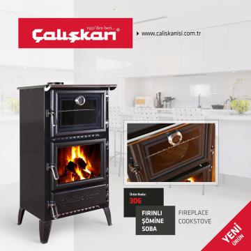 ÇALIŞKAN 306 FIRINLI ŞÖMİNE SOBA