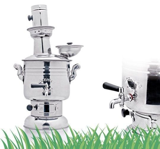 OTANTİK PASLANMAZ CAY SEMAVERİ 4 litre