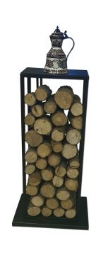 ODUN RAF Dekoratif Şömine Odunluk 100 CM