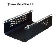 ŞÖMİNE ODUNLUK SİYAH METAL ŞIK DEKORATİF