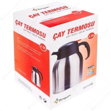 SÜRAHİ TİPİ CELİK TERMOS 2 LT