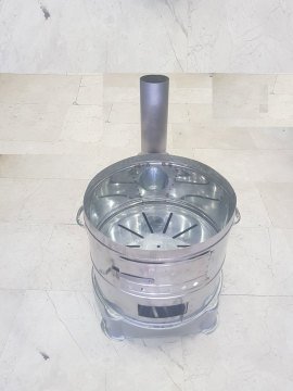 Toprak Güveç Mangal Paslanmaz 40 cm