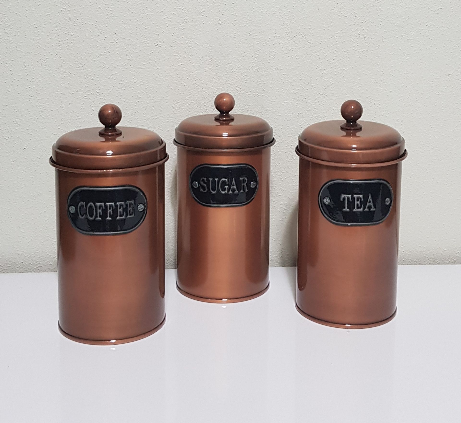 Çay Şeker Kahve Kavanozu bakır