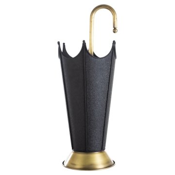 KOCHER Siyah Antik Şemsiyelik Metal Kova