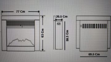 ELEKTRİKLİ ŞÖMİNE YENİ MODEL