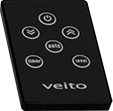 Veito CH2500 RW Duvar Tipi Karbon Infrared Isıtıcı 2500 W Siyah KUMANDALI