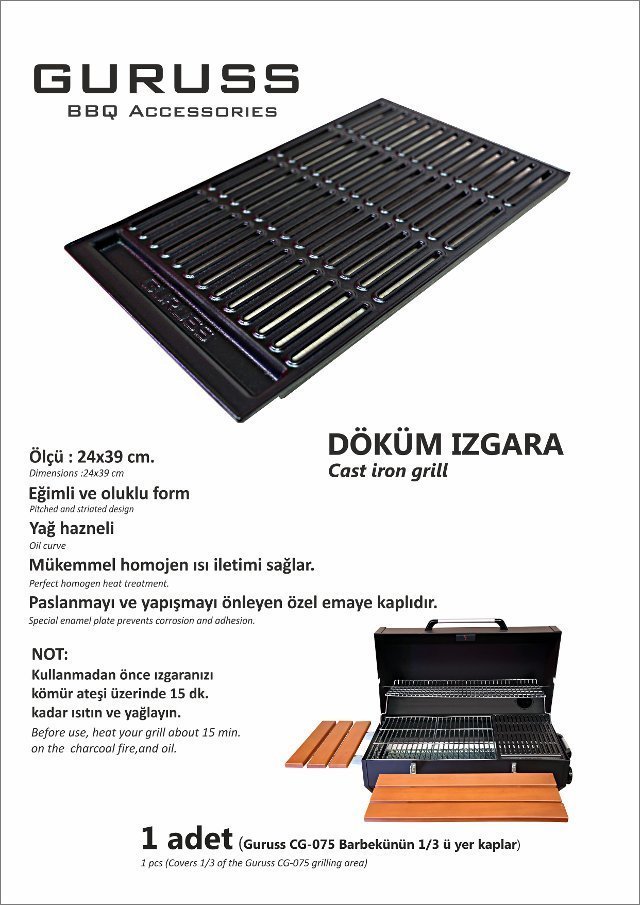 GURUSS BBQ DÖKÜM IZGARA