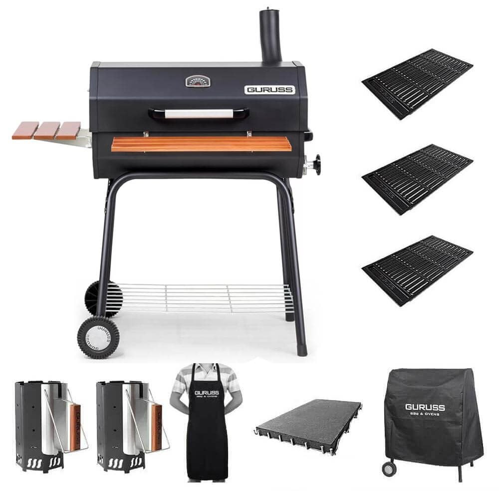 Guruss CG-075 Kömürlü Barbekü Mangal BBQ SET HEDİYE