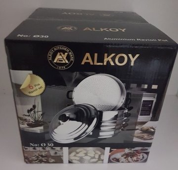 ALKOY Mantı Tenceresi Alimünyum 28 cm