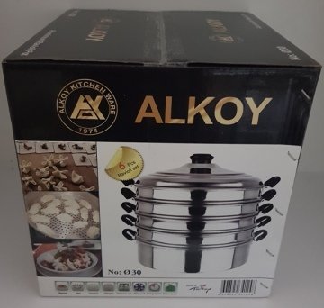 ALKOY Mantı Tenceresi Alimünyum 34 cm