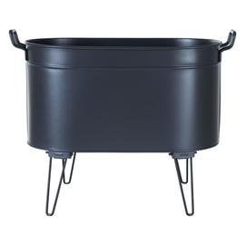 KOCHERCONSEPT DEKORATİF SİYAH METAL ODUN KOVASI 55 CM