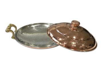 BAKIR SAC TAVA  43 CM NO 4 BÜYÜK BOY