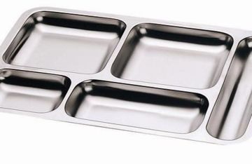 12 ADET Self servis Tabldot Tabağı - TABLDOT TABAĞI +KAŞIK +ÇATAL +KIRILMAZ BARDAK