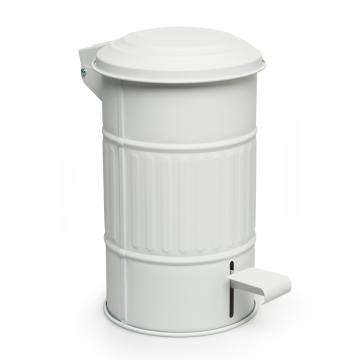 4 Lt. Pedallı Banyo Çöp Kovası Beyaz