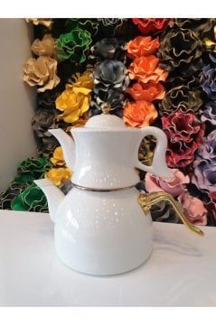 Dufy Vintage Çaydanlık Takımı Beyaz