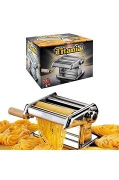 İMPERİA TİTANİA 150 ERİŞTE MAKİNESİ (6,5mm+2mm)Ev Tipi İtalyan Titania Hamur,Erişte, Makarna ve Mantı Açma Makinesi (Manuel)