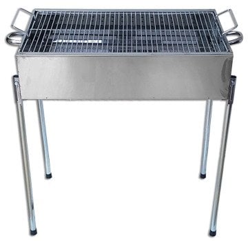 PASLANMAZ 60 CM PORTATİF AYAKLI MANGAL