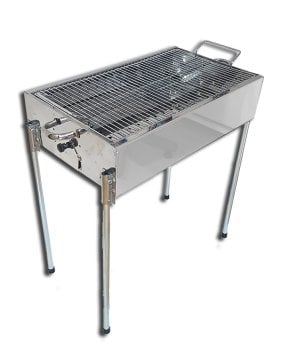 PASLANMAZ 60 CM PORTATİF AYAKLI MANGAL