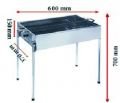 PASLANMAZ 60 CM PORTATİF AYAKLI MANGAL