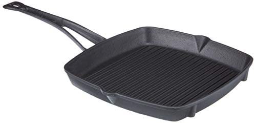 LAVA METAL SAPLI IZGARA TAVA 26X26 KALP FİGÜRLÜ