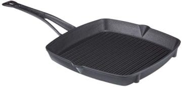 LAVA METAL SAPLI IZGARA TAVA 26X26 KALP FİGÜRLÜ