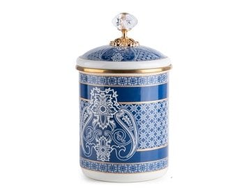 Emaye Diamond Blue Orta Boy Kavanoz 15 CM