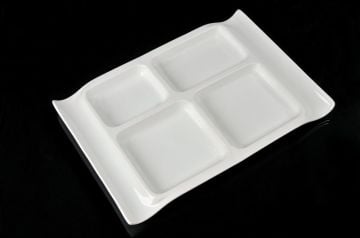 TERMOSET 4 BÖLMELİ SELF SERVİS-TABLDOT TABAK 6 ADET