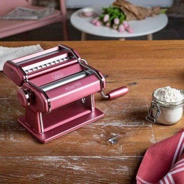 MARCATO ATLAS 150 PEMBE Orjinal İtalyan Erişte Makarna Makinesi Atlas 150