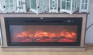 130 CM 10 RENK LEDLİ ŞÖMİNE ELEKTRİKLİ