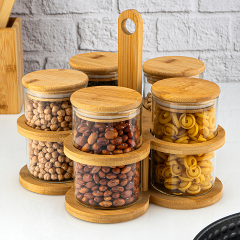 Sorrel - 6 Parça Standlı Baharatlık Büyük