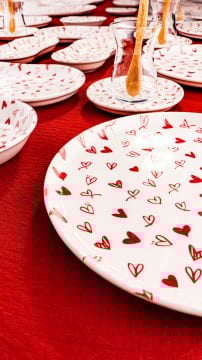 Pera Love - 32 Parça Porselen Kahvaltı Takımı