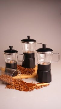 Stone - Cam Moka Pot 3 Fincan