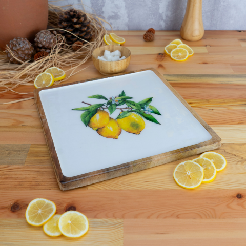 Kangura - Kare Tepsi Limon Büyük