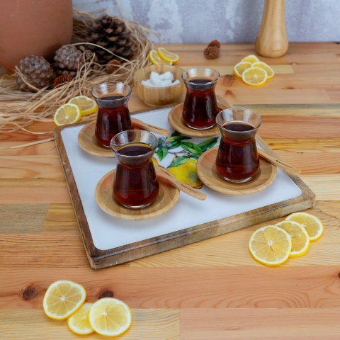 Kangura - Kare Tepsi Limon Büyük