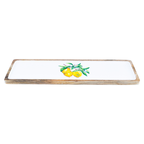 Kangura - Dikdörtgen Tepsi Limon Büyük