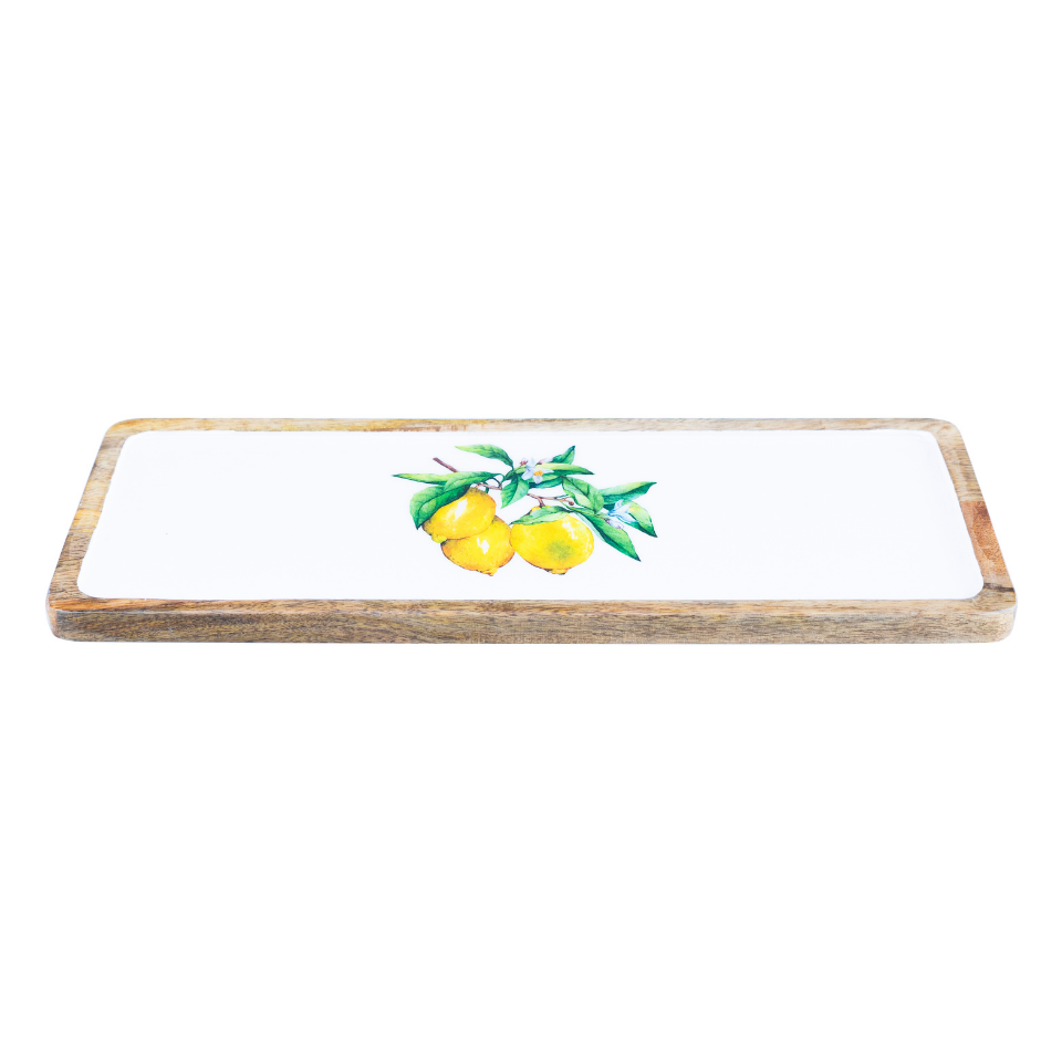 Kangura - Dikdörtgen Tepsi Limon Orta