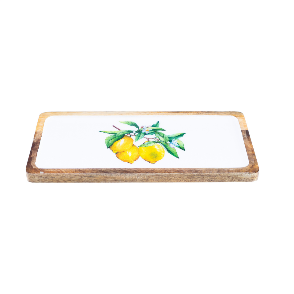 Kangura - Dikdörtgen Tepsi Limon Küçük