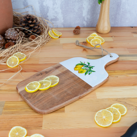 Kangura - Dikdörtgen Kesme Tahtası Limon