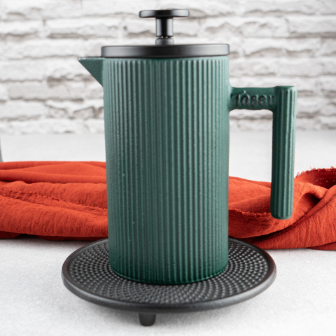 Linden - Döküm  French Press 350 ml Yeşil