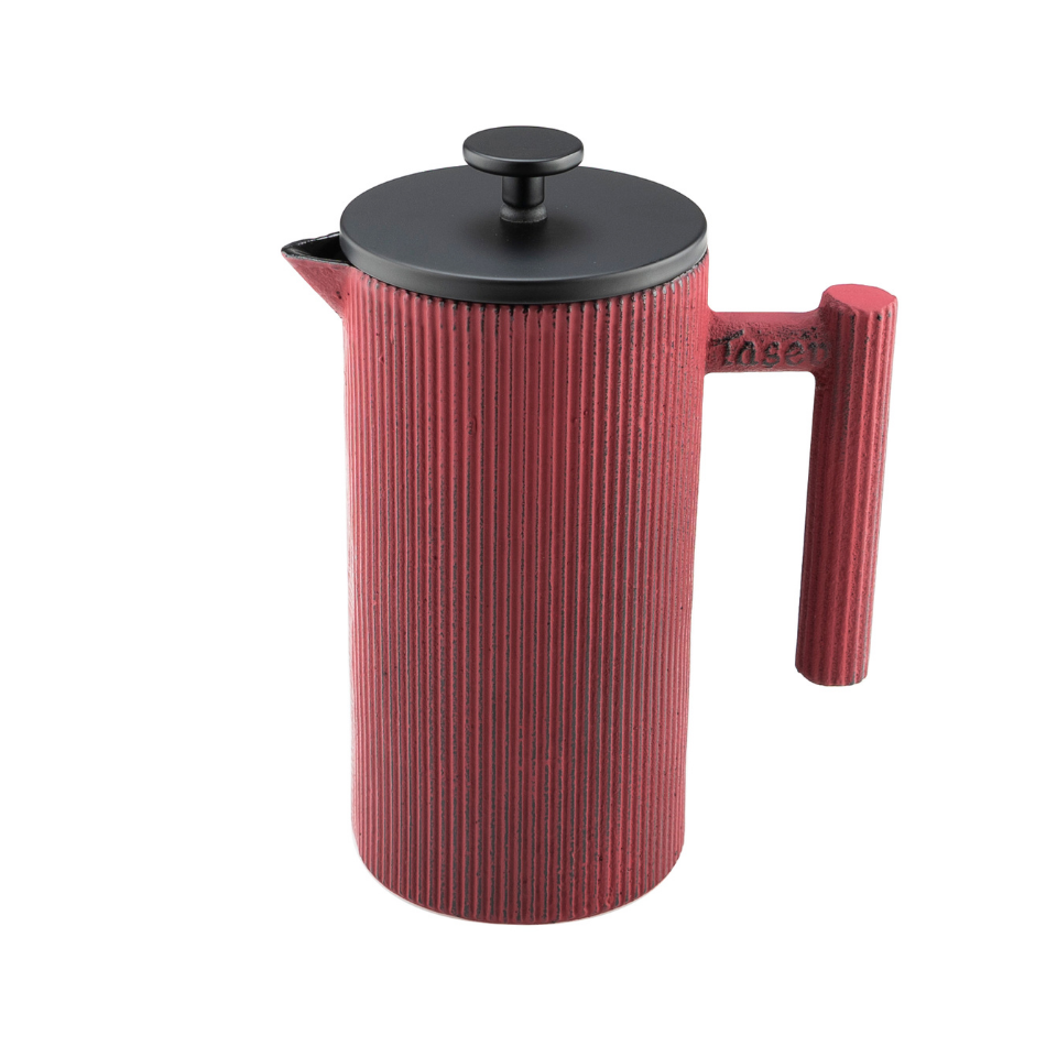 Linden - Döküm  French Press 800 ml Kırmızı