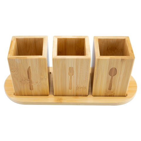 Miccho - 4 Parça Standlı Kaşıklık Kare