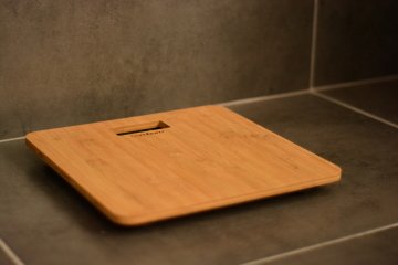 Slim - Bambu Banyo Baskülü Kare