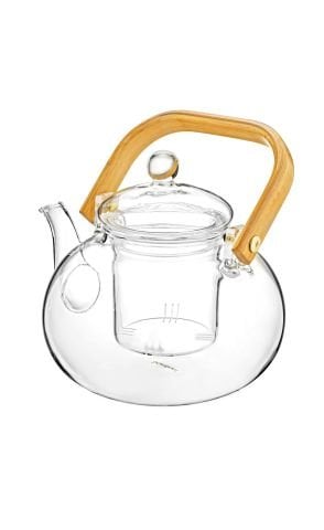 Lear - Süzgeçli Cam Demlik 1000 ml