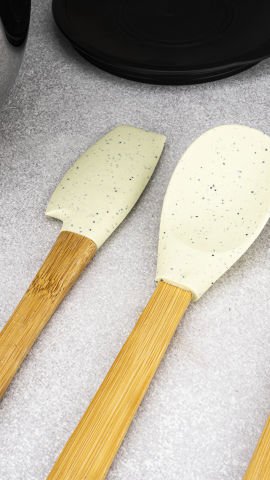 Zolly - 3’lü Spatula Seti Beyaz Büyük