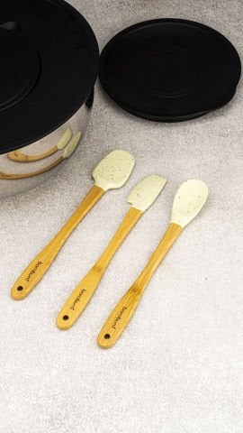 Zolly - 3’lü Spatula Seti Beyaz