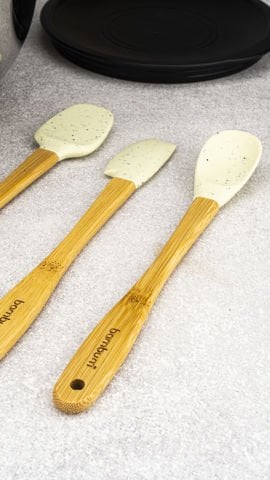 Zolly - 3’lü Spatula Seti Beyaz