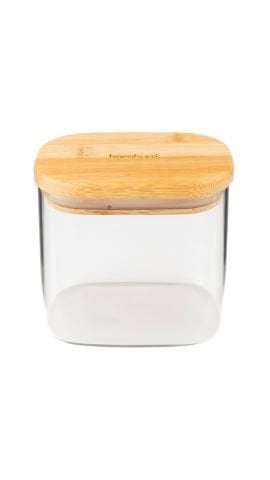 Multy - Bambu Kapaklı Cam Saklama Kabı 600ml