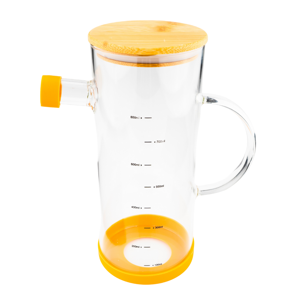 Gepetto - Bambu Kapaklı Yağdanlık 800ml